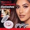 Reusable Self Adhesive Eyelashes Natural Multiple Reversible Self Sticking Waterproof False Eyelashes (L08)
