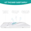 Bassinet Mattress Pad Fit for 33x20 Baby Delight, Mika Micky, Dream On Me Traveler/Skylar, Koolababy, Angelbliss Baby Bassinet, Waterproof Breathable Soft with Removable Zippered Cover