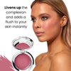 nude envie Cream Blush Sweet Rich Berry Shade with Hyaluronic Acid - Certified Vegan Cruelty-Free – for All Skin Tones (Passion)