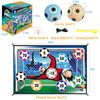 JHHJIFY Soccer Ball Game Mat Set, Soccer Ball Indoor Target Toss Party Game, Sports Toys and Gift for Kids Boys Girls for 3 4 5 6 7 8 Year Old Boy Toys Birthday Christmas