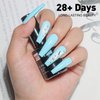 beautilux Light Blue Gel Nail Polish, 1Pcs Baby Blue Gel Nail Polish High Gloss Soak Off UV Nail Art Gel Manicure Salon at Home for Women (10ML)