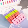 NMKL38 100pcs/Pack Toes Separators Professional Nail Art Fingers Foots Sponge Soft Gel UV Beauty Tools Polish Manicure Disposable Pedicure Divider