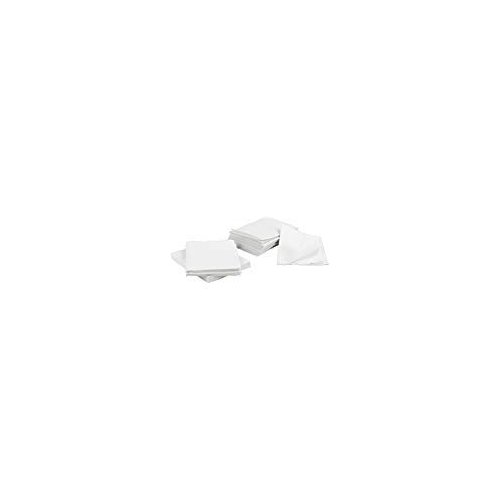 Disposable Dental Bibs 13"x18" (125 Pack) - 3 Ply Waterproof Tattoo Bib Sheet for Patients - Dentist or Medical Tray Cover and Nail Table Cover Supplies, White