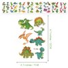 Temporary Tattoo Kids for Birthday, 104pcs Dinosaur Tattoos Stickers for Boys Girls Individually Wrapped, Realistic Temporary Tattoos Paper Adult Women for Party Favors