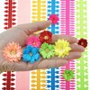 Saktopdeco Colorful Quilling Paper Flowers DIY Flowers Petal Paper Quilling Strips for Beginners Handmade Art Crafts, 13.7 Inch / 35 CM