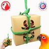 Bonka Bird Toys 2985 Natural Christmas Box Medium Parrot Cage Toy, Cockatiel, Conure, Ringneck, and Similar Breeds