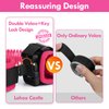 Toddlers Leash for Walking + Anti Lost Wrist Link Safety Wrist 4 in 1 for Toddlers, Child, Babies & Kids, Safety Harness Kids Walking Wristband Assistant Strap Belt (Pink Minnie Toddler Leash)