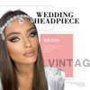 Florry Wedding Head Chain Rhinestone Bridal Headpiece Silver Crystal Headbands Chain Costume Head Pieces African Head Jewelry for Women and Girls