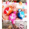Roaqua 20 Packs Push Fidget Bubble Bulk Turtle Mini Pop Keychain Fidget for Teens and Kids,Small Birthday Easter Party Favors Supplies and Classroom Student Prizes Gifts