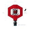 Crankbrothers MTB Pedals Candy 1 Red