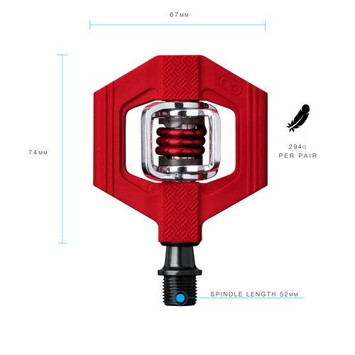 Crankbrothers MTB Pedals Candy 1 Red