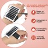 6 Pieces Eyelash Extension Hand Plate Lash Holder Eyelash Extension Pallet Eyelashes Stand Holder with Adjustable Wrist Strap for Makeup Eyelash Extension Christmas Giving (Simple Style)