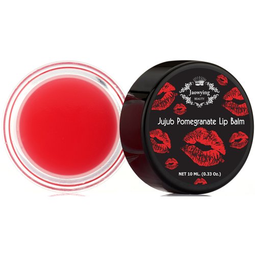 Pomegranate Lightening Lip treatment for Dark Lips - Rich shea butter, Softens, Hydrates and Nourishes - Net 0.33 Oz (10 g.)