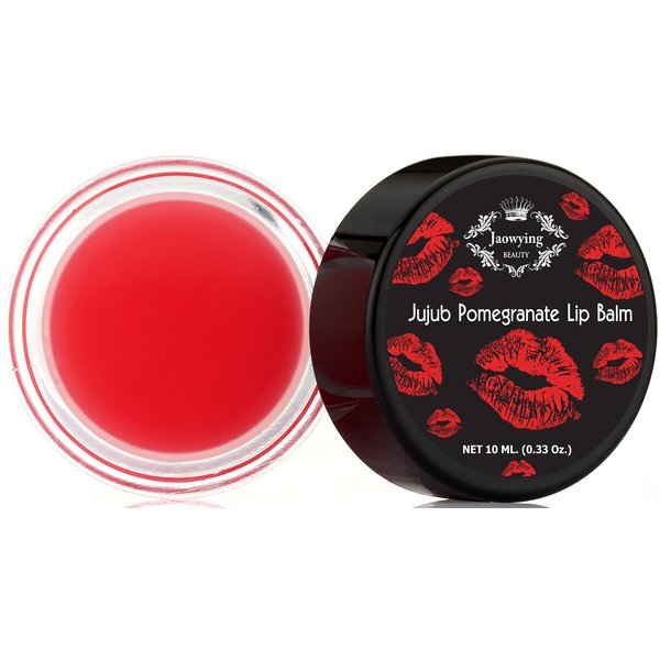 Pomegranate Lightening Lip treatment for Dark Lips - Rich shea butter, Softens, Hydrates and Nourishes - Net 0.33 Oz (10 g.)