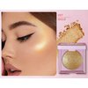 MAEPEOR Face Highlighter Palette 8 Colors Smooth Shimmer Highlighter Palette Longlasting Shiny Face Illuminator Highlighter Makeup (07 Gold)