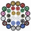 BrickBounty 1/64 Wheels & Tires for 1/64 Scale Cars (10 Sets Packaging), Random Color Rims Tires Set for 1/64 Scale Toy Cars