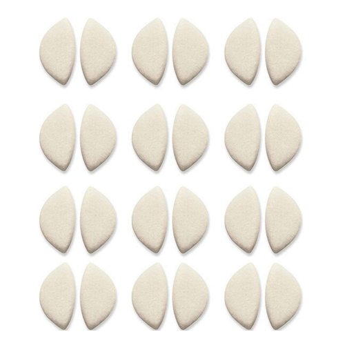 Hapad Scaphoid Pads - Arch Support Insoles to Relieve Arch Pain - Durable Foot Arch Support Shoe Inserts, 100% Wool Felt, Self Adhesive, 5/16 Inch Thick, Small (Pack of 12 Pairs)