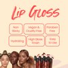 The Lip Bar | Vegan Non-Sticky Lip Gloss | High Shine Finish | Minimalist - Clear