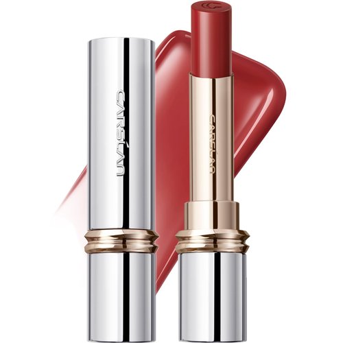 CARSLAN Flood Kissed Lipstick, Hydrating Lip Color Makeup, Natural Lip Gloss Finish with Hyaluronic Acid Formula, Shiny, Smooth, W05