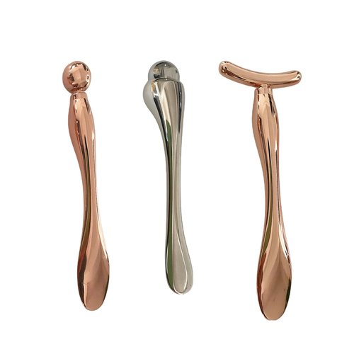 CerfoParlen 3PCS Eye Cream Applicator Tool Eye Roller for Puffy Eyes Face Roller Massage Tools