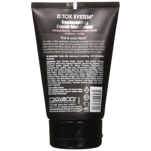 Giovanni Detox System Face Moisturizer, 4 Ounce - 2 per case.
