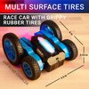 Force1 Tornado LED Remote Control Car for Kids- Double Sided Driving Fast RC Cars 360 Flips, Outdoor 4WD Off Road Stunt Car, All Terrain Tires, RC Crawler Rechargeable Battery and Easy Kids Car Remote