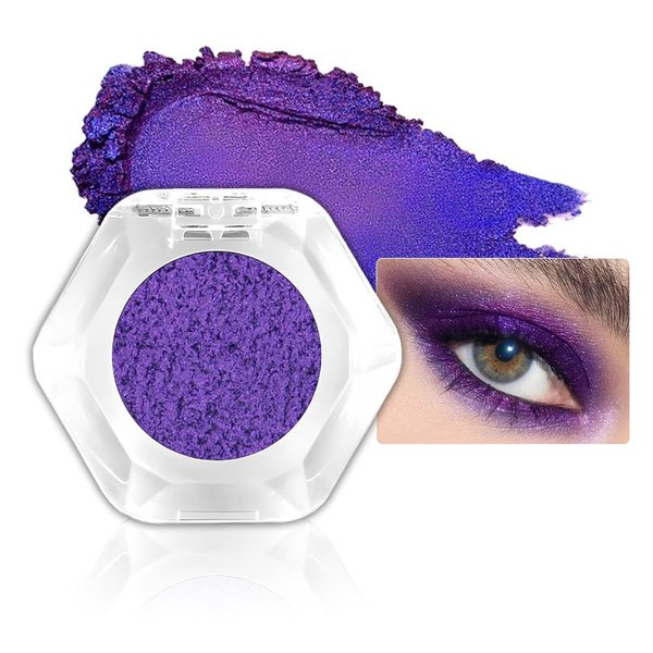 Holographic Glitter Multichrome Eyeshadows Makeup, Sparkly eyeshadow, Metallic Chameleon Eyeshadow, Multi-Dimensional Eye Looks, Festive Face and body Painting (06)