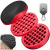 FIABC Silicone Curl Brush,Africa Comb,Magic Curly Hair Brush Twist Hair,Afro Pick,Men Women Boys Girls Wave Curler Tool,1 Set (Red)…