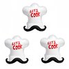 CYMYLAR Chef Hat Balloon 3Pcs/Chef Hat for Birthday Party Decorations/Chef Cooking Balloon/Cooking Chef Cap Party Balloon/Chef Cooking Theme Party Decoration/Kitchen Birthday Party