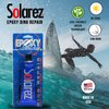 SOLAREZ UV Cure Epoxy Ding Repair Resin - SUP Paddle-Board & Surfboard Repair (1 oz) Cures in 2-3 Mins! Non Yellowing, eco-Friendly - Zero Vapors, Comes with 60/240 Grit Sand Pad ~ Made in The USA!…