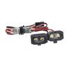 DKKY RC Car Lights LED Spotlights 1/10 Scale RC Crawler Accessories for Axial SCX10 90046 Traxxas TRX4 TRX6 Wraith RR10 MST Redcat Gen8 (2 Dual Lights w/Controller)