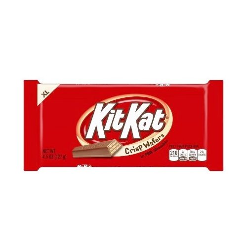Kit Kat Crisp Wafers in Milk Chocolate Candy Bar - XL 4.25 oz. (Pack of 6)