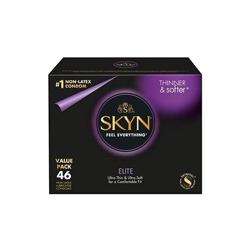 SKYN Elite Non-Latex Lubricated Condoms, 46 ct.
