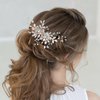 Generic Rhinestone Bridal Hair Pins, Rhinestone Wedding Headpieces for Bridesmaids, Flower Girl Hair Accessories, gold