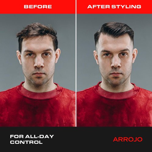 ARROJO Hair Gel - Strong Hair Styling Gel for hold & shine - Flake-free Hair Gel for Men & Women - Hair Styling Products w/Vitamin B5 & Proteins - Paraben & Sulfate Free Gel for Hair (5.1 oz)