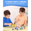 Poraxy 5 Set STEM Kits for Kids Ages 8-10, Toys for Ages 8-13, 3D Wooden Puzzles, Educational Engineering Arts Crafts Science Building Kits, Gifts for Boys and Girls 7 8 9 10 11 12 13 Year Old
