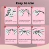7 Pairs 17MM Fox Eye Lashes False Eyelashes Wispy, Fluffy Fox Eyelashes Cat Eye Lashes Strip Lashes, Lightweight Eyelashes Volume Fake Lashes Eyelash Extensions Natural Looking False Lashes, Black