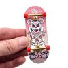 SPITBOARDS 34mm x 96mm Pro Fingerboard Set-Up (Complete) | Real Wood Deck | Pro Trucks with Lock-Nuts and Pro Bushings | Polyurethane Pro Wheels with Bearings | Hahaha Clown