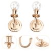 Beaupretty 2PCS Dollhouse Chandelier Miniature Dollhouse Lights 1: 12 Miniature Wall Sconce for DIY Dollhouse Landscape Garden Dining Room