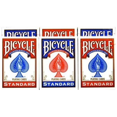 Bicycle Rider Back Poker Playing Cards Pack of 6 ...
