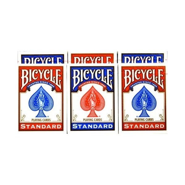 Bicycle Rider Back Poker Playing Cards Pack of 6 ...