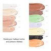 Mallofusa Single Color Face Makeup Concealer Foundation Palette Creamy Moisturizing for Concealing Dark Eye Circle 0.49oz (Dark Beige)