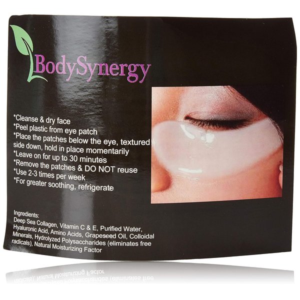 Crystal Collagen Eye Masks | Deep Sea Collagen | Hyaluronic Acid | Vitamin C | Vitamin E | Wrinkle Reducer | Eye Moisturizer | 8 pairs