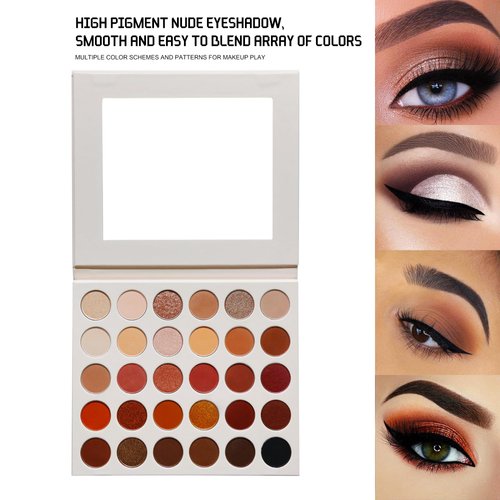 SZDYM 30 Colors Nude Eyeshadow Palette,High pigment matte+super shine shimmer,Nude Long Lasting Waterproof Eye Shadow,Cruelty- Free Makeup Pallet,No Flaking,Stay Long