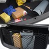 Car Rear Cargo Net, Adjustable Elastic Storage Organizer Net, Trunk Cargo Storage Net, Universal Fit for Car, Vehicle, SUV (35.4"x15.8")