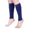 Doc Miller Premium Calf Compression Sleeve 1 Pair 20-30mmHg Graduated Support for Sports Running Circulation Recovery Shin Splints Varicose Veins (Dk Blu, M)