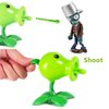 JHESAO 7 PCS Plants and Zombies Toys Action Figures Zombies PVZ Toys Set 1 2 Series Great Gifts for Kids and Fans,Birthday and Christmas Party