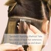 HOTBANANA Tape in Hair Extensions, 16 Inch Tape in Hair Extensions Human Hair 20pcs 50g Chocolate Brown Mixed Caramel Blonde Balayage Tape Hair Extensions Straight Remy Human Hair Tape in Extensions