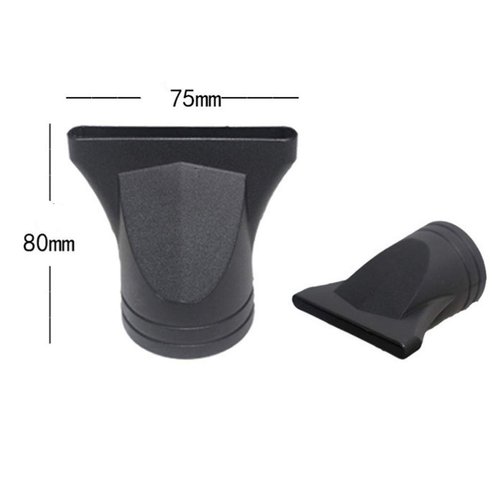 Cabilock Nozzle Hair Dryer 2Pcs Hair Dryer Nozzles Plastic Hair Dryer Diffuser Reusable Hair Dryer Replacement Blow Flat Hairdressing Salon Styling Tools Black (Inner Diameter 1.77 inch)