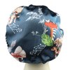 Breathable Head Wrap Silk Satin Night Cap Short Hair Women's Tam Hat Beanie Cap